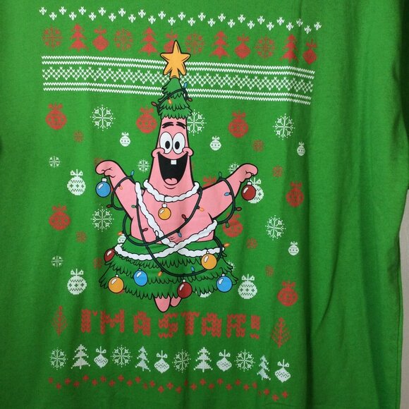 NIckelodeon Graphic T-Shirt Size 2XL Patrick StarFish "I'm A Star" - Picture 3 of 6